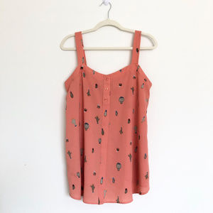 Torrid Orange Cactus Top